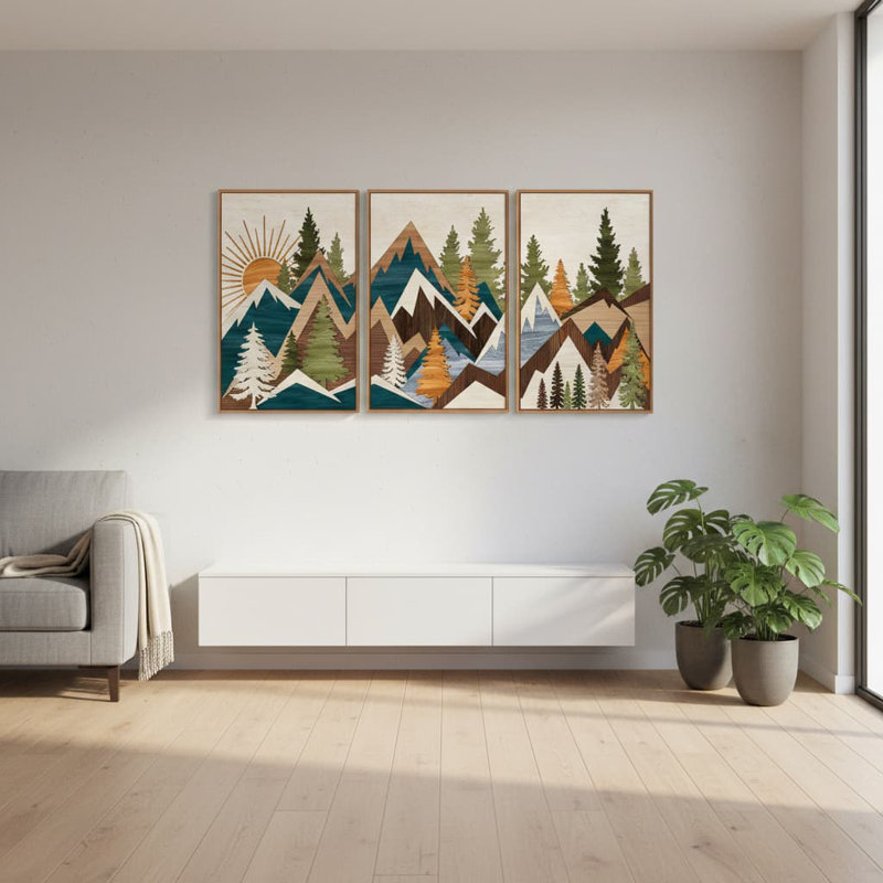 3 Piece Wrapped Canvas Print