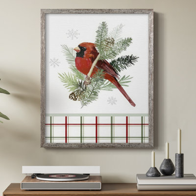 Winter Visitor Collection B Framed Print - Solid Wood