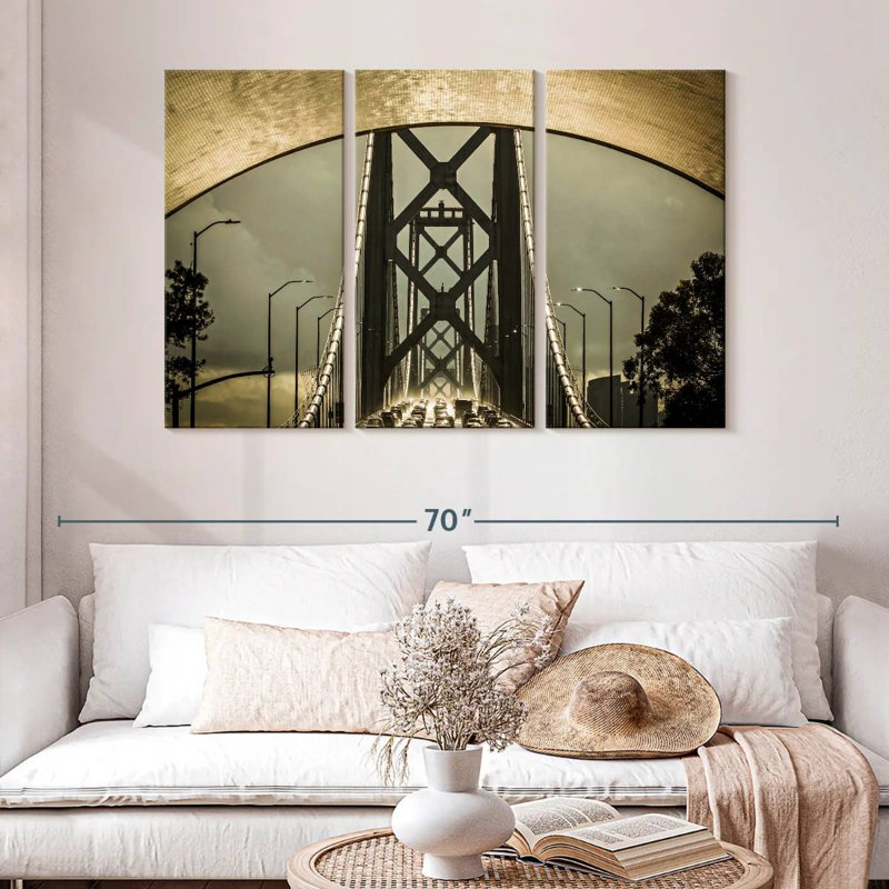 Lilie Bridge Traffic, 32" H x 50" W