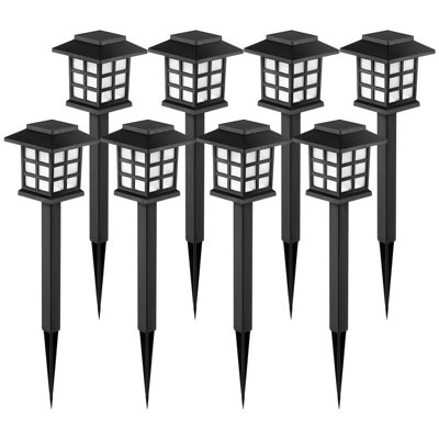 Plastic Solar Powered Pathway Light Pack
