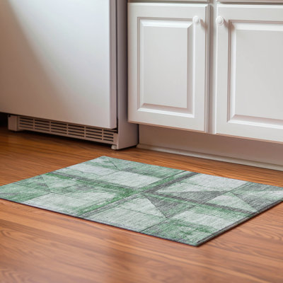 Premium Machine Washable Medena AMF1876 Geometric Rug
