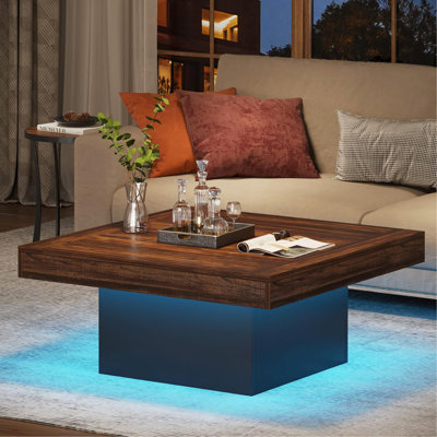 Table basse 35,5 pouces à DEL Farmhouse Square