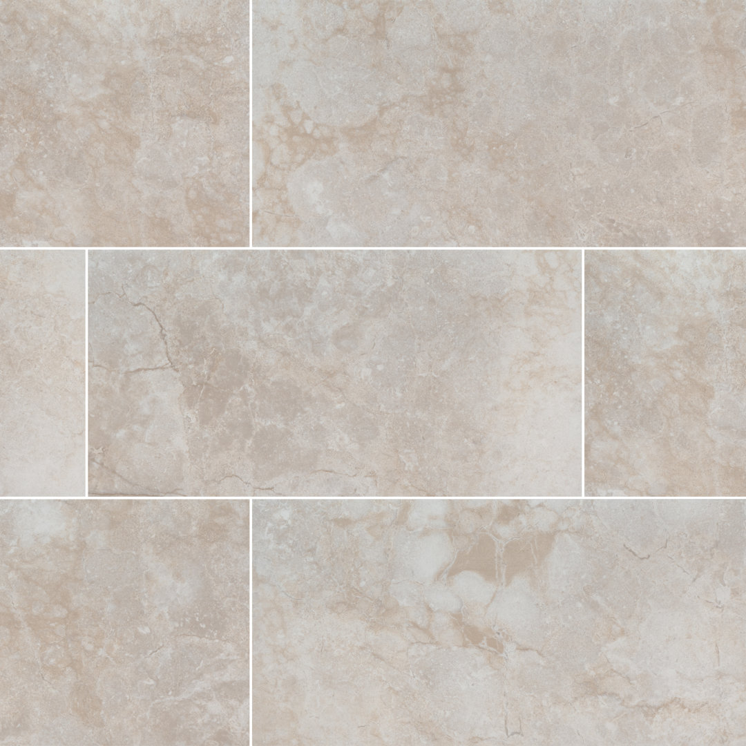 Aphelia 12 in. x 24 in. Matte Ceramic Stone Look Floor and Wall Tile Ackland 
