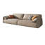 Canapé modulaire kaki en cuir véritable-678635407-678635402-678635401