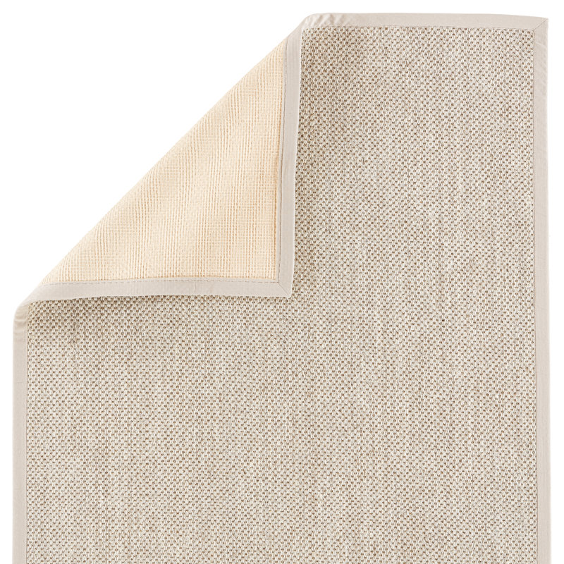Jaipur Living Naples Natural Solid Beige/ Ivory Runner Rug (3'X10'), Runner 3' x 10'