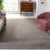Anson Hand Loomed Wool/Cotton Striped Rug in Pewter