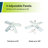 4-Pack LED 4-Panel Grow Light Bulb E26 Base