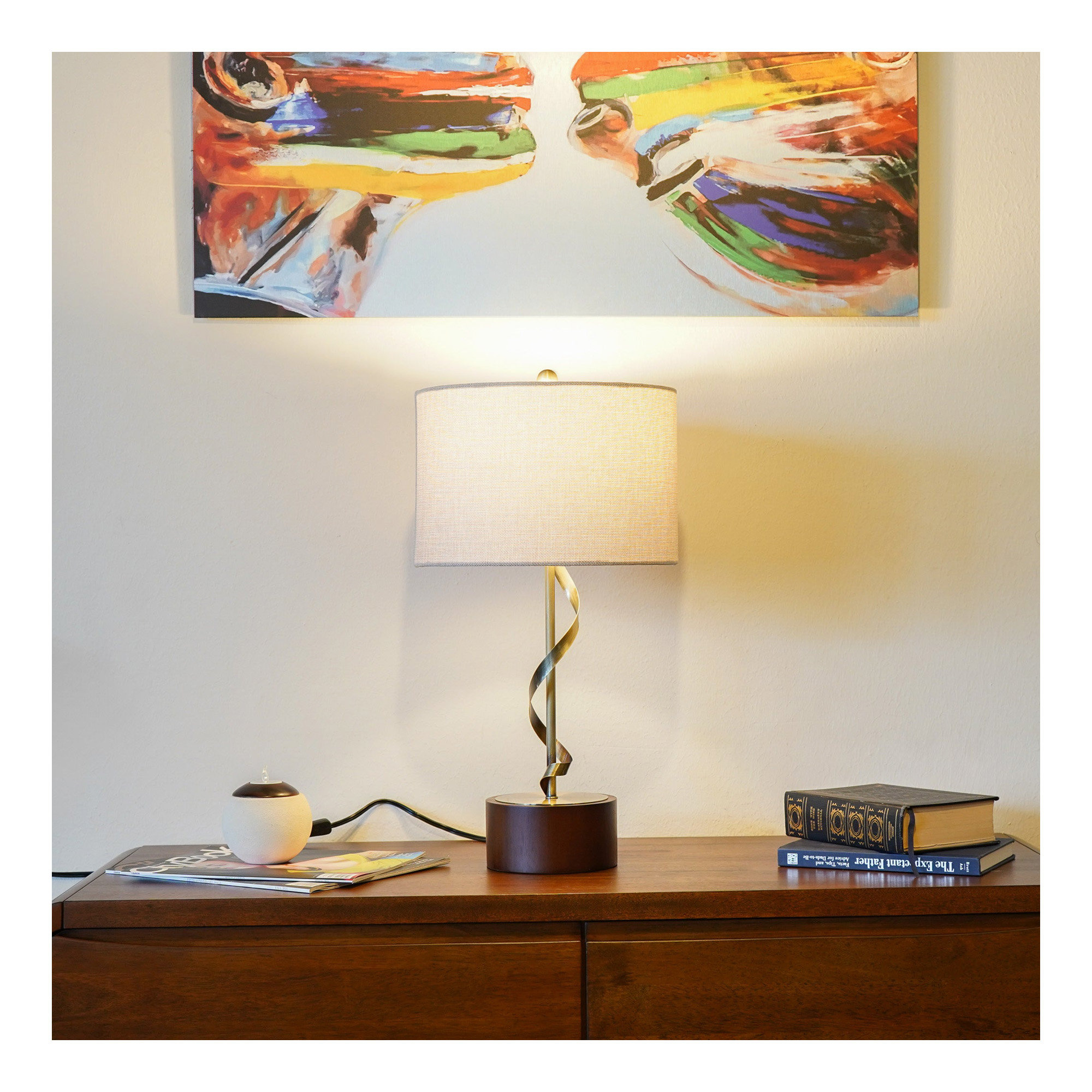 Brayden Studio® Bedside Bedroom Nightstand Desk Lamp Bedroom Study