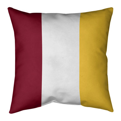 Striped Outdoor Reversible Throw Pillow