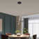 Maritza 3-Light LED Modern Chandelier Line Pendant Light Remote Dimmable