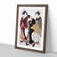 Two Geishas and a Maid by Kitao Shigemasa - Picture Frame Painting Print-55614689-55614688