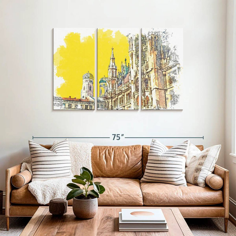 Munich Lilie, 36" H x 57" W
