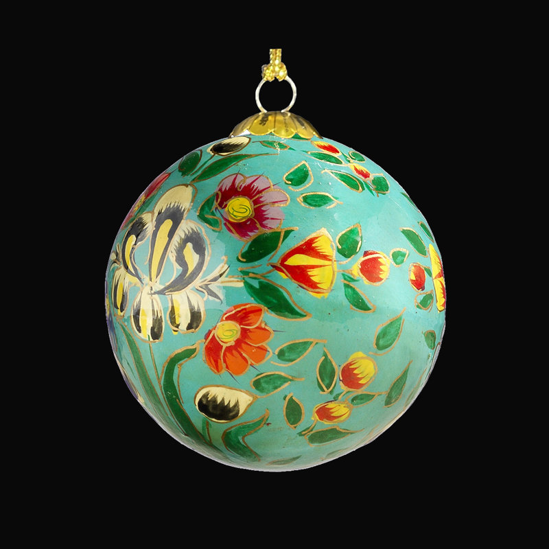 7.62cm Handmade Paper Plants & Flowers Bauble