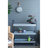 35X12.5X40" Homestead Galvanized Shelf Display 3-Tier
