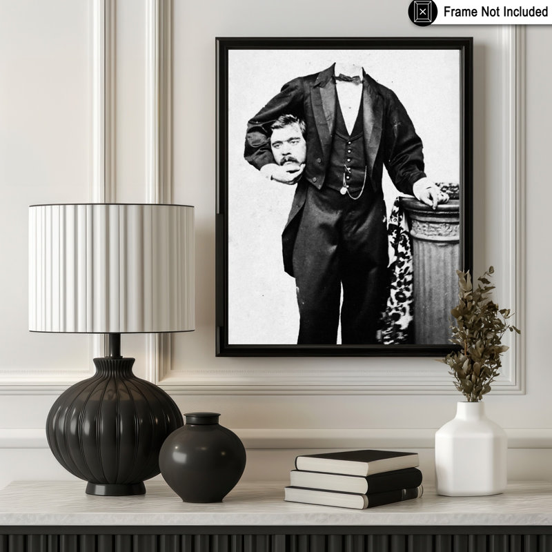 Magicien sans tête, Sans cadre, Affiche, H 08 po x l 10 po
