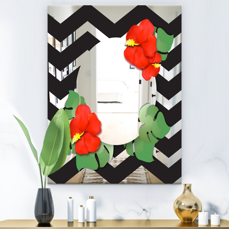 Miroir d'appoint mural Elementary Botanicals 2, H 39,4 po x l 29,5 po