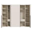 Taire 4 Door Manufactured Wood Wardrobe