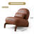 Modern Armless Accent Chair with Solid Wood Legs and Soft Cushion, Cream Upholstered Living Room Seating for Bedroom, Apartment, Waiting Area, and Balcony-796948132