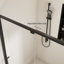 Porte de douche en verre trempé, porte de douche avec installation réversible