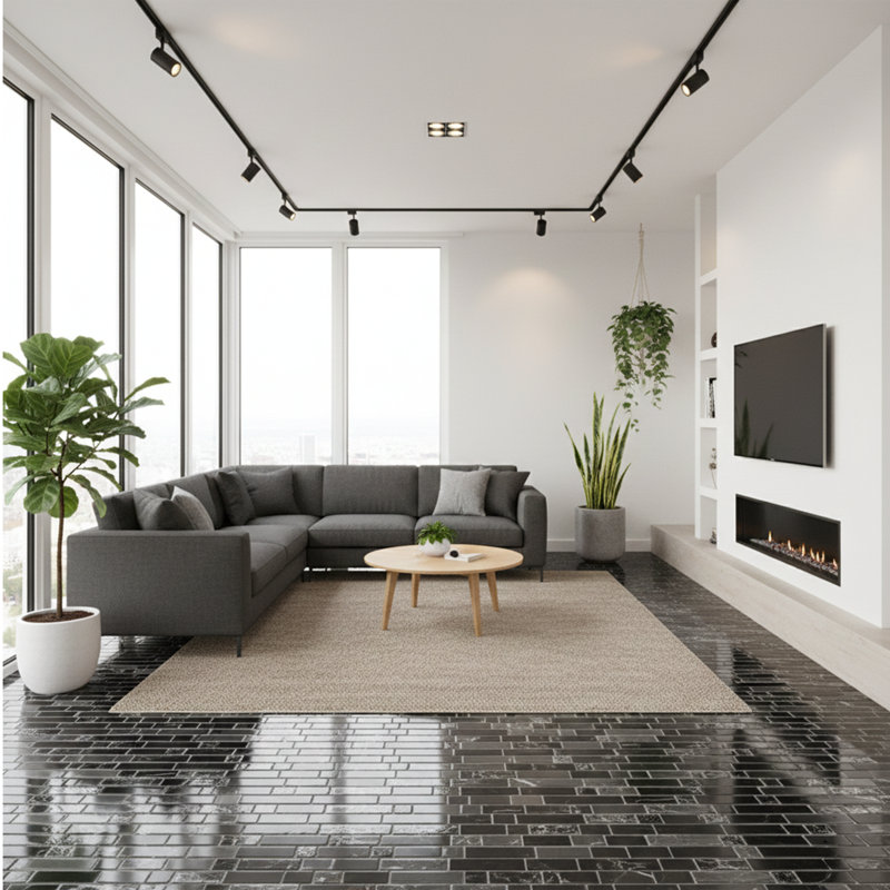 Bristol Glass Linear Mosaic Wall Tile