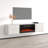 Goti 70.9" Modern TV Stand with Electric Fireplace, High Gloss Finish, Wall-Mounted-947928261