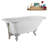 62" Streamline Clawfoot Tub,Tray,Drain, Clawfeet-101628984-102218225