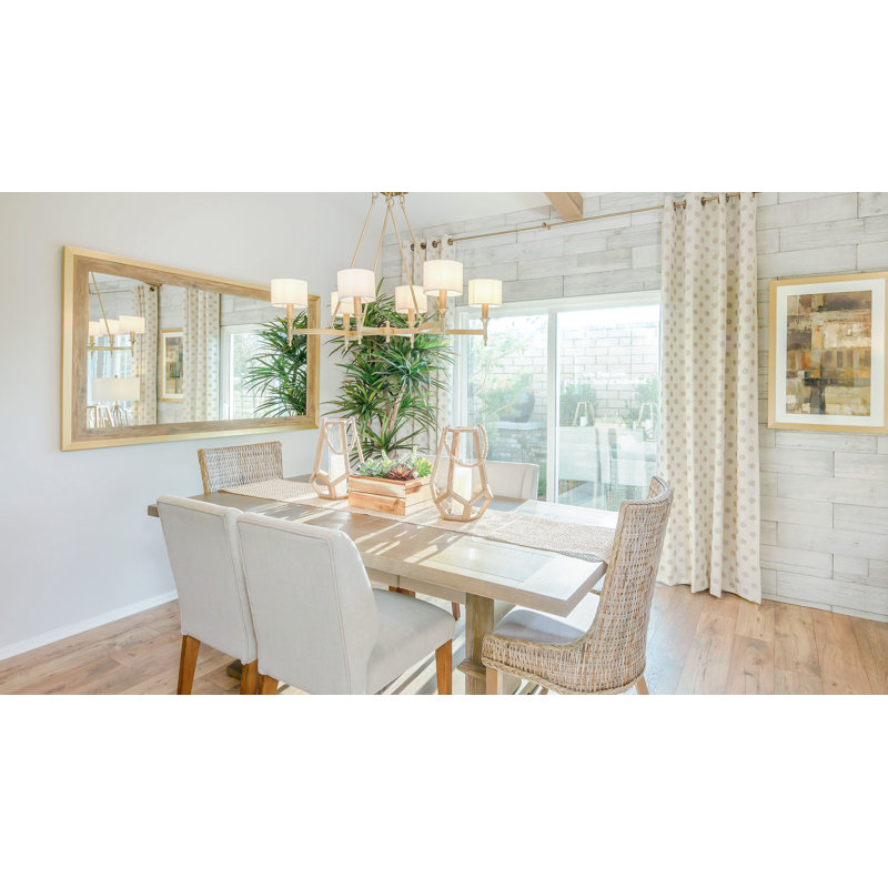 Devona 6 - Light Dimmable Classic / Traditional Chandelier, Natural Aged Brass