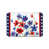 Floral bleu / rouge sélectionné