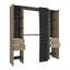Spinney 126cm - 190cm Closet System