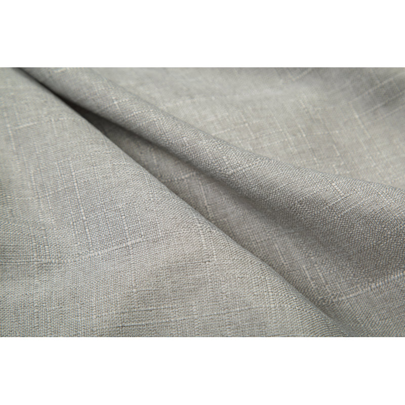 Paire de rideaux occultant et isolant avec œillets Desai, L 50 po x L 96 po, Gris clair