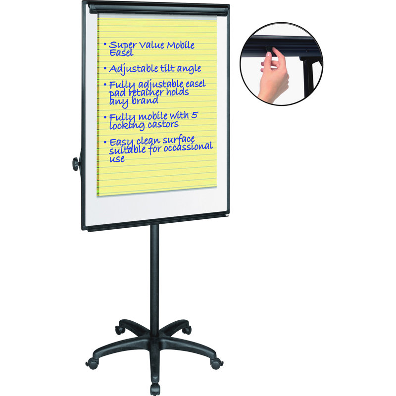 Chevalet de tableau de présentation mobile