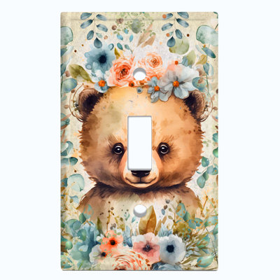 Copper Rust Patina Teal Print 1 - Gang Toggle Light Switch Standard Wall Plate