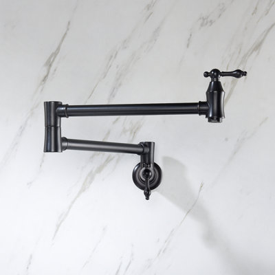 Wall Mount Folding Kitchen Pot Filler Faucet