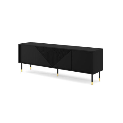 Fresh Woody TV Cabinet 180cm - Bright Storage Solution for Living Spaces