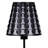 16" Traci Black Geometric Metal Table Lamp