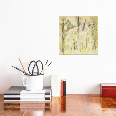 Woodland Scene, C.1900-1904 by Paul Cezanne - Wrapped Canvas Gallery-Wrapped Canvas Giclée