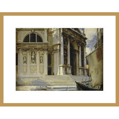 «Santa Maria della Salute Venice» par John Singer Sargent, impression giclée encadrée