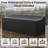 Eleanor Aluminum 3-seater patio sofa with cushions-463184612