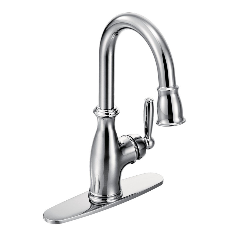 Brantford Pull Out Bar Faucet with Reflex and Duralock, Chrome