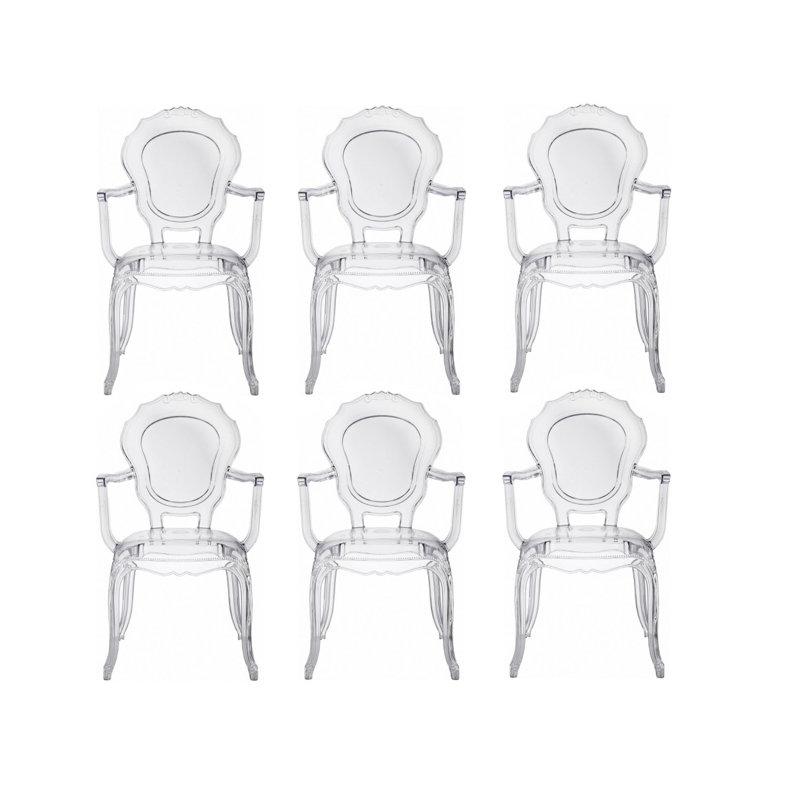 Chaise avec accoudoirs empilable Maoyan