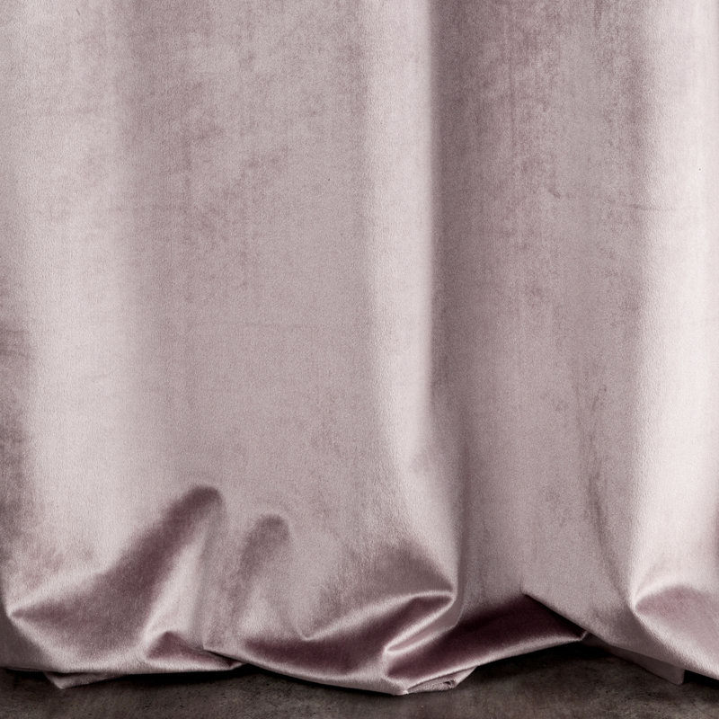 Sighild Blackout Curtains Single Panel, 140 W x 300 D cm, Light Pink