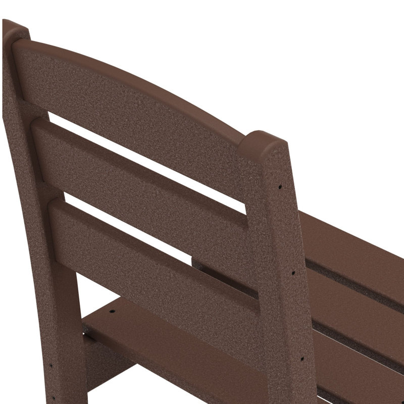Chaise de bar Lakeside, Acajou