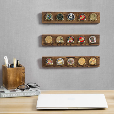12.59'' H x 0.78'' W Wood Trophy Display Case