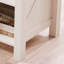 Table de bout Clairese de 24 po de hauteur avec station de charge, table de chevet en bois avec tablette réglable, prises intégrées-940160127