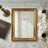 Gold PS Frame Wall Mirror-1330086651