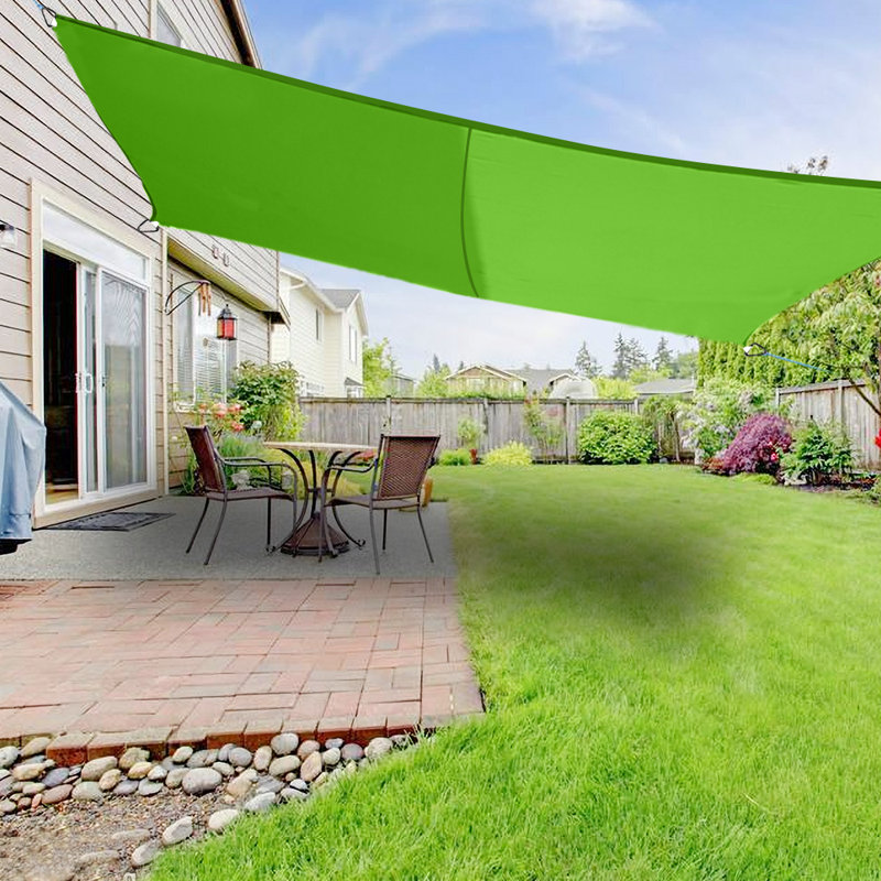 Dunnom 5m x 4m Rectangular Shade Sail, Light Green