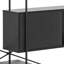 Germn 188cm H x 172cm W Steel Etagere Bookcase-351782207