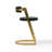 Chavez - Pleather + Gold Counter Stool-343300191