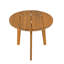 Table de patio en bois d'acacia durable de style rustique pour les réceptions à l'extérieur