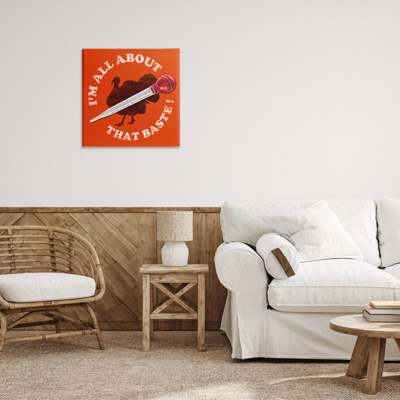 All About That Baste Canvas, design by Jedco Brands, Inc., 17" H x 17" W